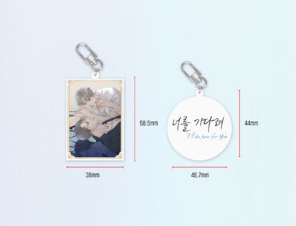 I'll be here for you : Acrylic Keyring