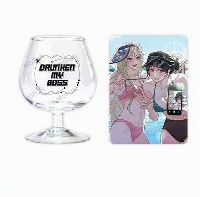 [Mofun Cafe] Drunken My Boss : Glass Set