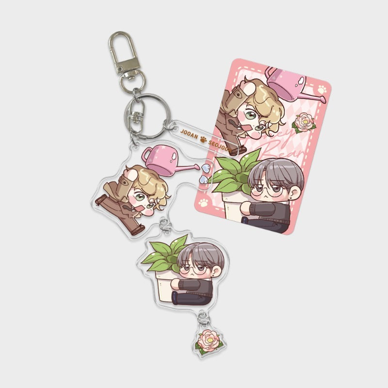[pre-order][Fantazit Cafe] Honey Bear : dangling keyring + Photocard