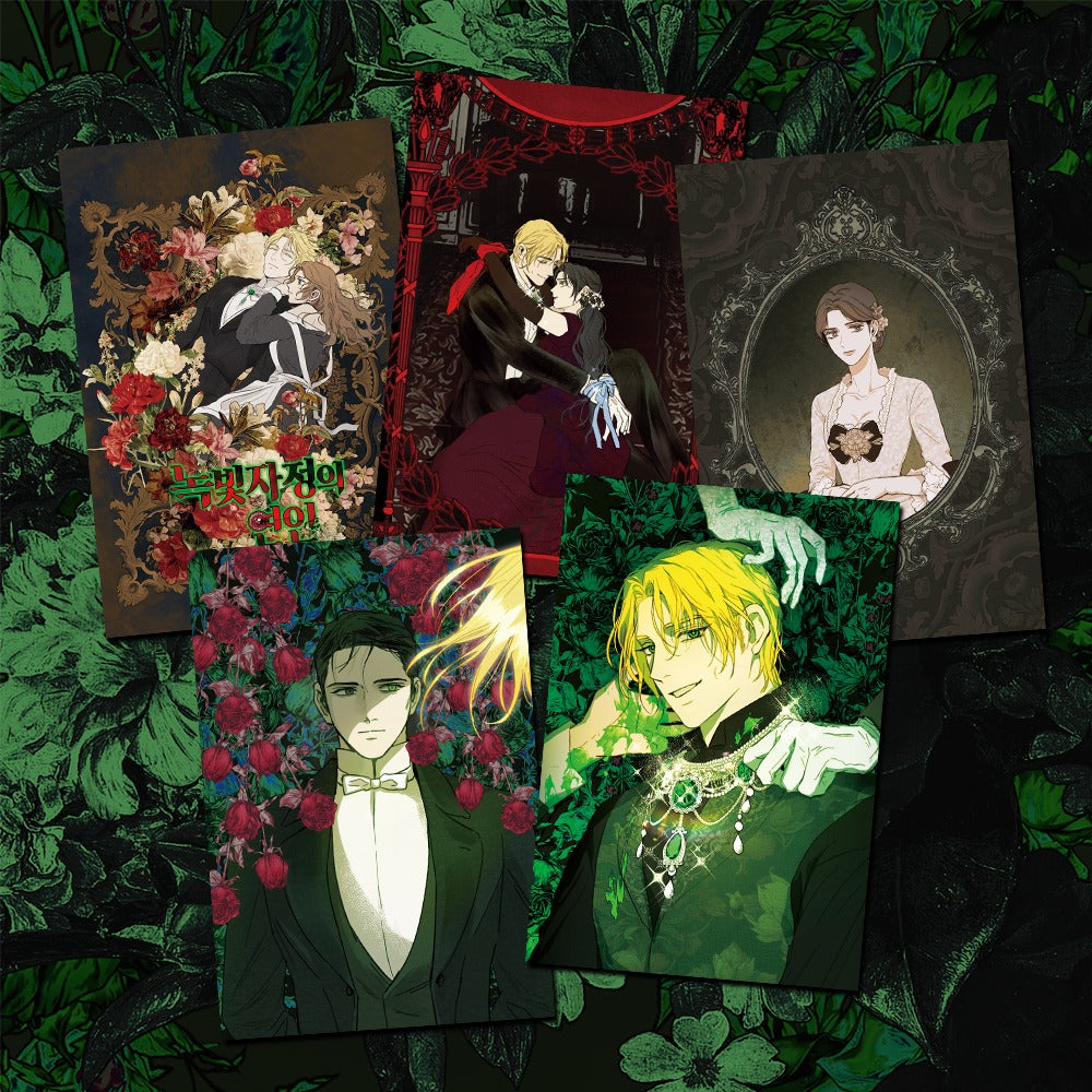 Lovers of Green Midnight : Postcard Set