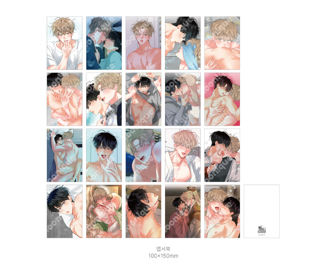[pre-order][Toonique Cafe] Hyung's Omega : [+19] Illustrated Postcard Book