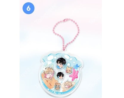 [Toonique Cafe] His Omega : Acrylic Shaker Keyring