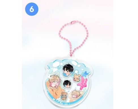 [Toonique Cafe] His Omega : Acrylic Shaker Keyring