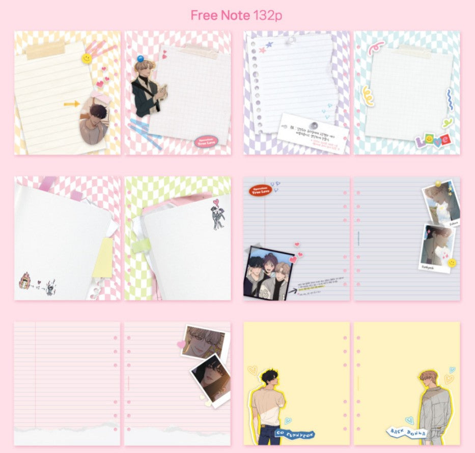 [out of stock] Operation: True Love : 6 hole Dairy, Planner