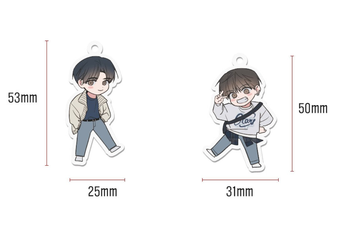 [collaboration cafe] Between the Stars : SD Acrylic Keyring