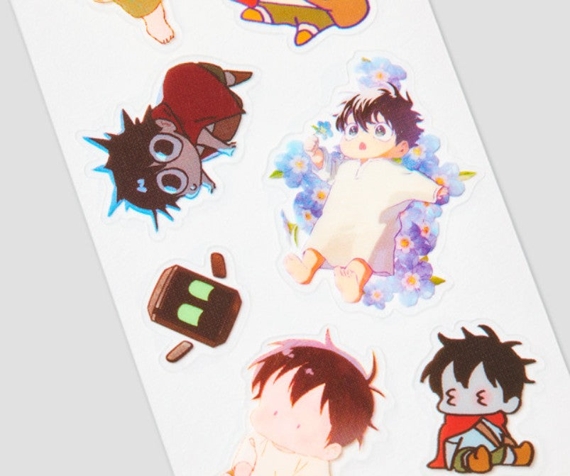 On the Way to Meet Mom : transparent stickers