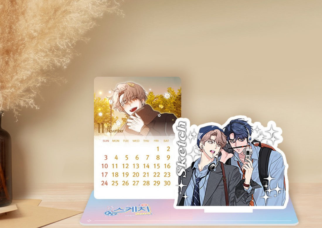 'Sketch' : photo card calendar acrylic stand