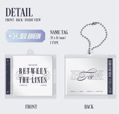 [pre-order] Between the Lines : Zero for Nine Mini CD Keyring