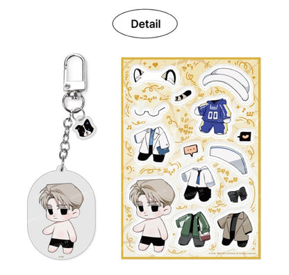 10 years : Dress-up Acrylic Keyring