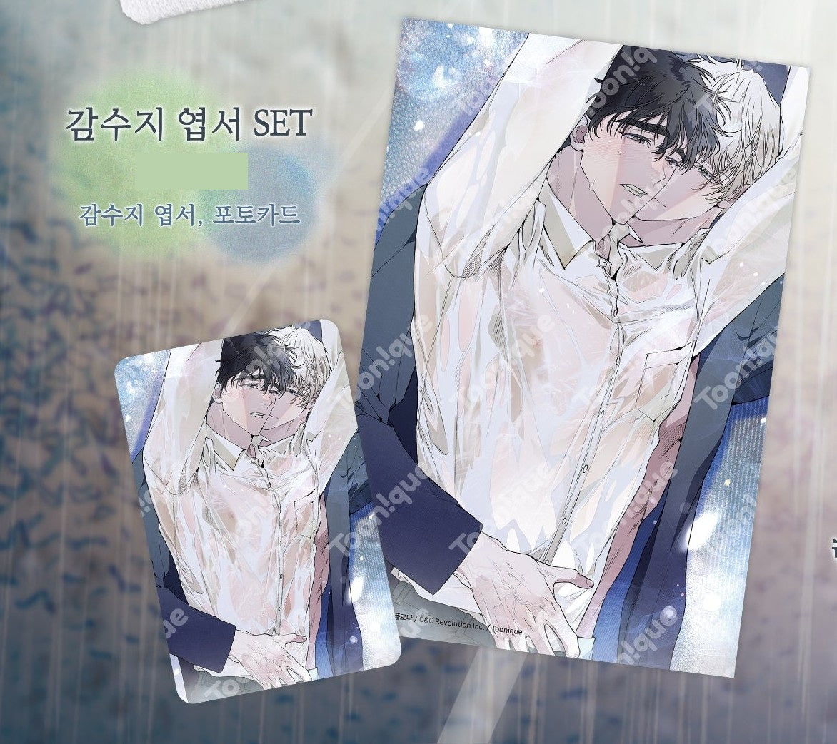 [Toonique Cafe] Mind the Gap : Water Sensitive Postcard SET