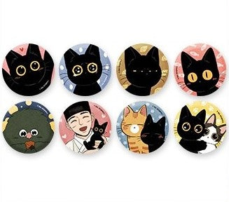 [POP-UP] Author Gongsam : [The Tale of Goldiluck, the Black Kitten] Can badges