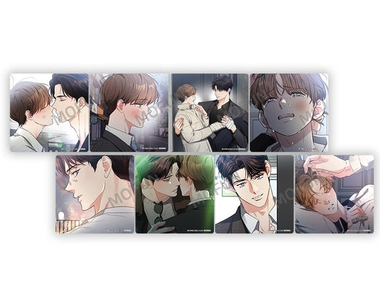 [collaboration cafe] Love History Caused by Willful Negligence : 8 Coasters set