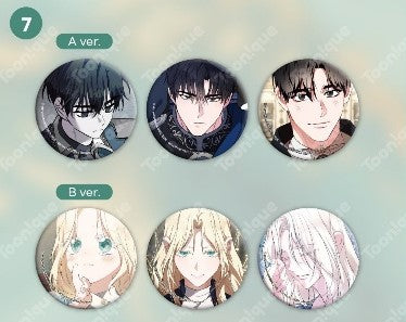 [Toonique Cafe] The Villainess Lives Again : Can Badge Set