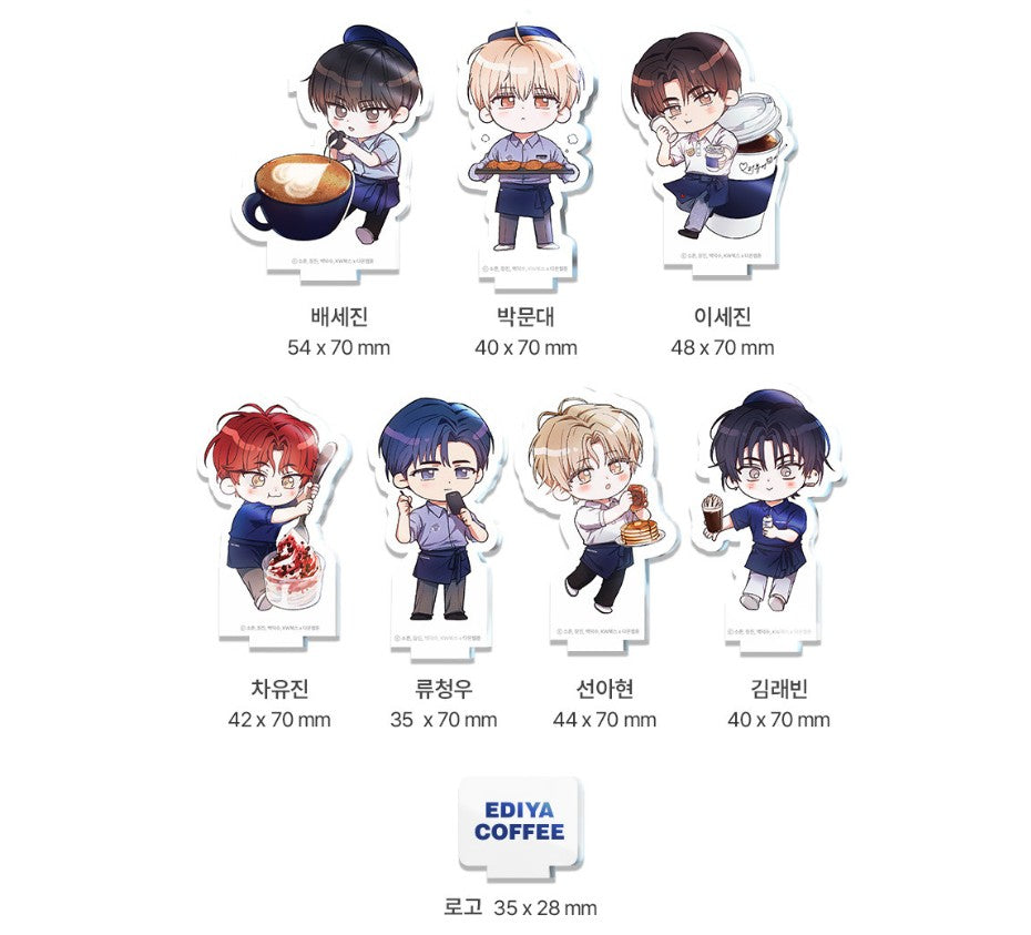 [pre-order] EDIYA × Debut or Die : Acrylic Set