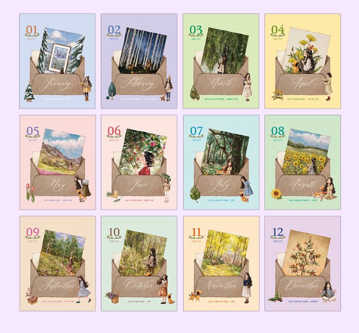365 letters from the forest by AEPPOL : Desk Calendar