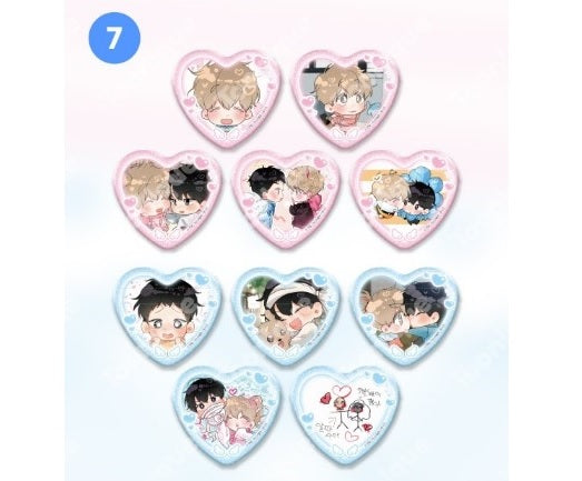 [Toonique Cafe] His Omega : Heart Can Badge