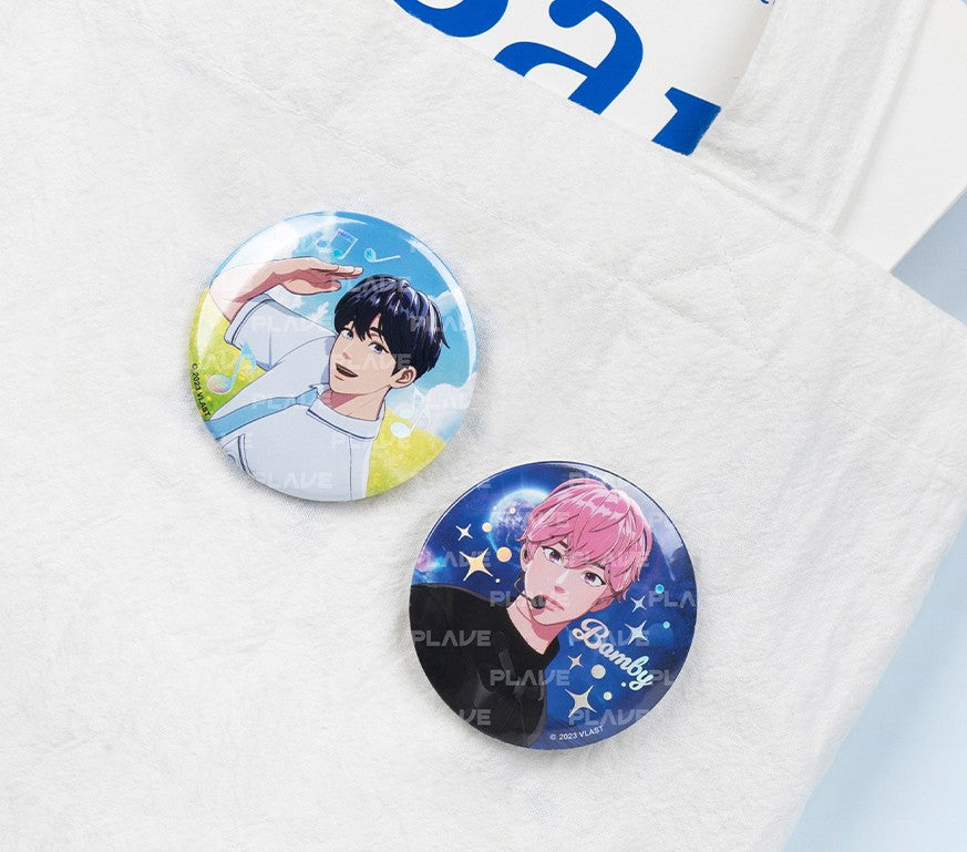 [pre-order][collaboration cafe] PLAVE : Hologram Can badges(random)