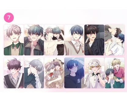 [collaboration cafe] Robber X Lover, Merry Marbling : Illustration Photocard(random)