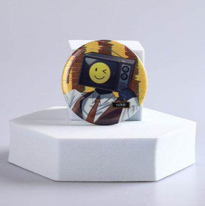 [POP UP] Got Dropped into a Ghost Story, Still Gotta Work : Random LD Glitter Can Badge