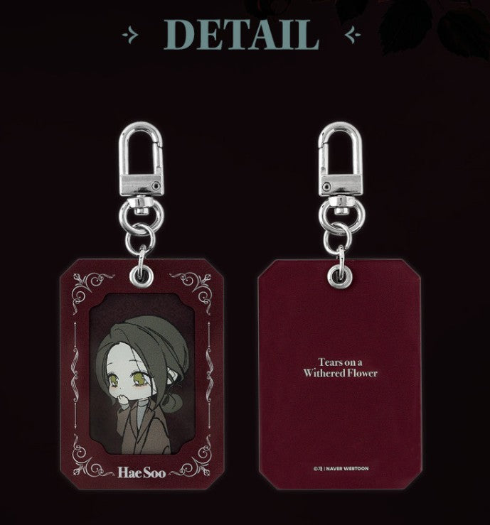 Tears on a Withered Flower : SD ID Photo Holder Keyring