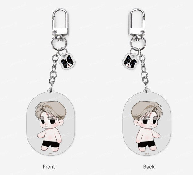 10 years : Dress-up Acrylic Keyring
