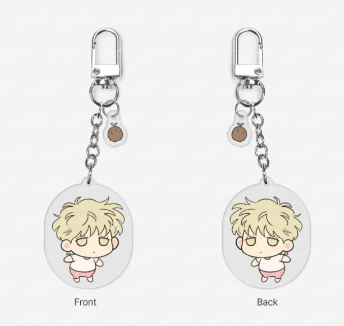 The Sacred serpent's Seduction : Dress-Up Acrylic Keyring