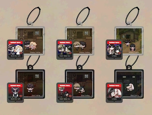 [POP-UP] <Mofun Collab Studio ON>HORROR HOUSE : Ending Random Keyring Ver.B
