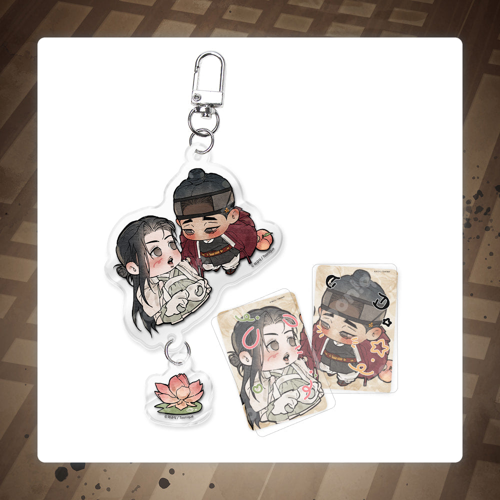 [Toonique Cafe] The Heart of the Lotus : Dangle Acrylic Keyring Set
