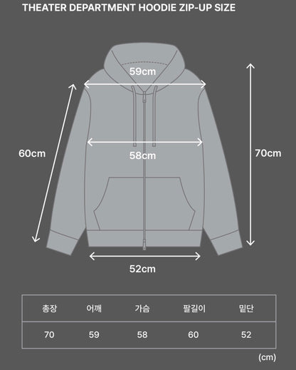 Behind the Scenes : THEATER DEPARTMENT HOODIE ZIP-UP