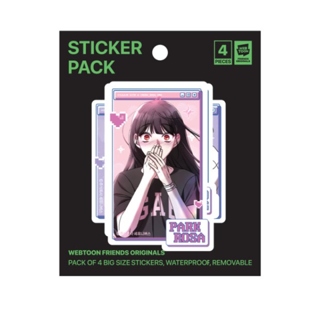 Villain with a Crush : Sticker Pack