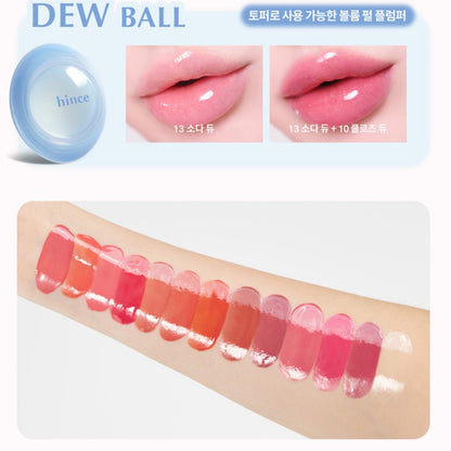 Hince Raw Glow Dewy Ball 13 colors Lip balm