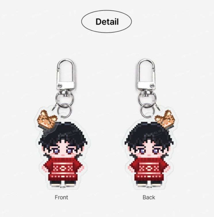 In Your Wake : Pixel Acrylic Keyring