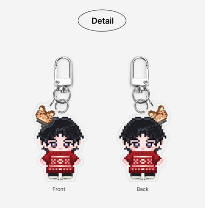 In Your Wake : Pixel Acrylic Keyring