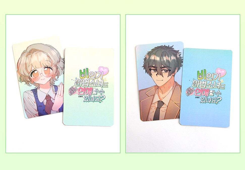 Can Unpopular Magical Girls Also Date? : 4 Photo Cards