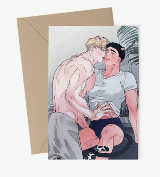 GOLDENPAIR : postcard