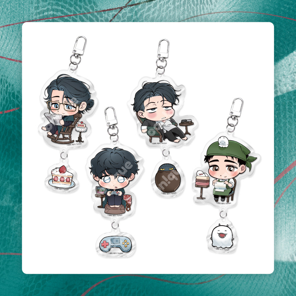 [Pre-order][Toonique Cafe] Swallow You Whole : Acrylic Keyring