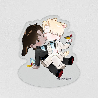 [POP THE BEYOND] Couple Acrylic Standing Stand