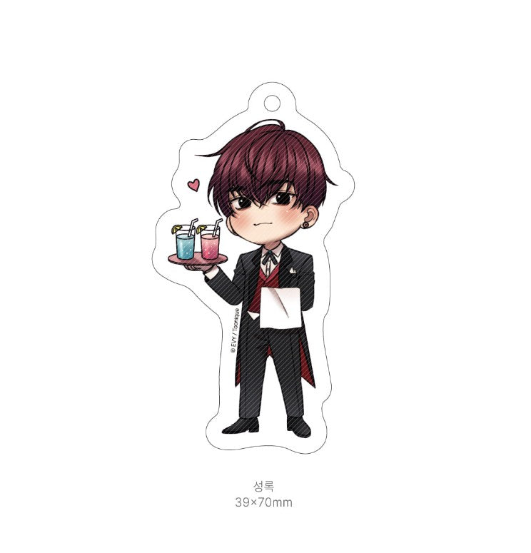 [Flash Sale][collaboration cafe] The Pawn's Revenge : SD acrylic keyring