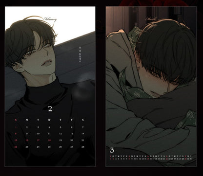 Tears on a Withered Flower : 2026 Desk Calendar