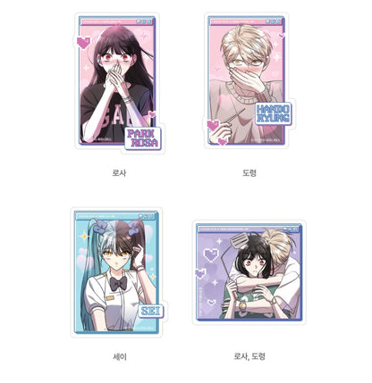 Villain with a Crush : Sticker Pack