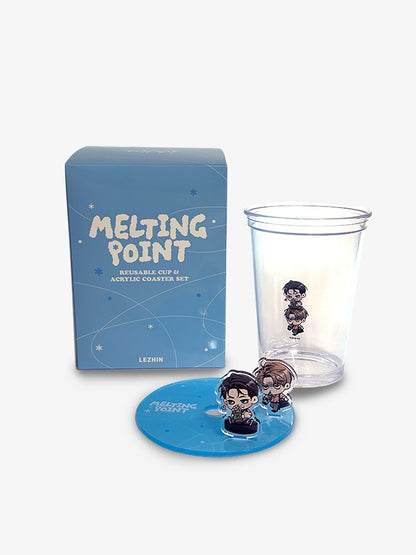 [LEBOM CAFE] MELTING POINT : Reusable Cup & Acrylic Coaster Set