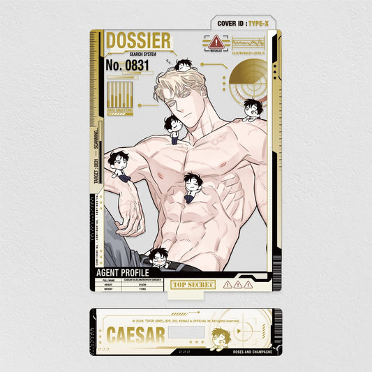 Roses and Champagne : Caesar Dress-up Acrylic Stand