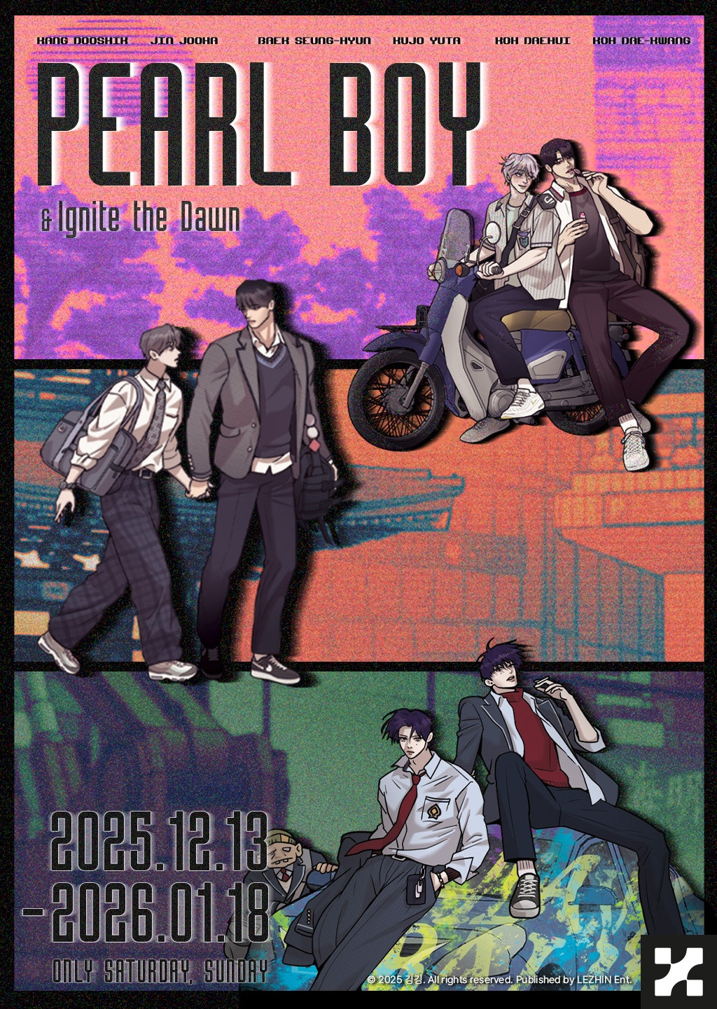 LEBOM CAFE] Pearl Boy : Travel Magnet Package – nemo it store