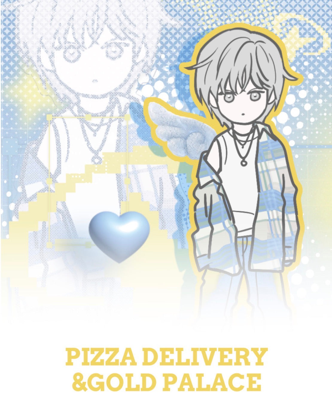 The Pizza Delivery Man and the Gold Palace : WOOWON Acrylic Keyring