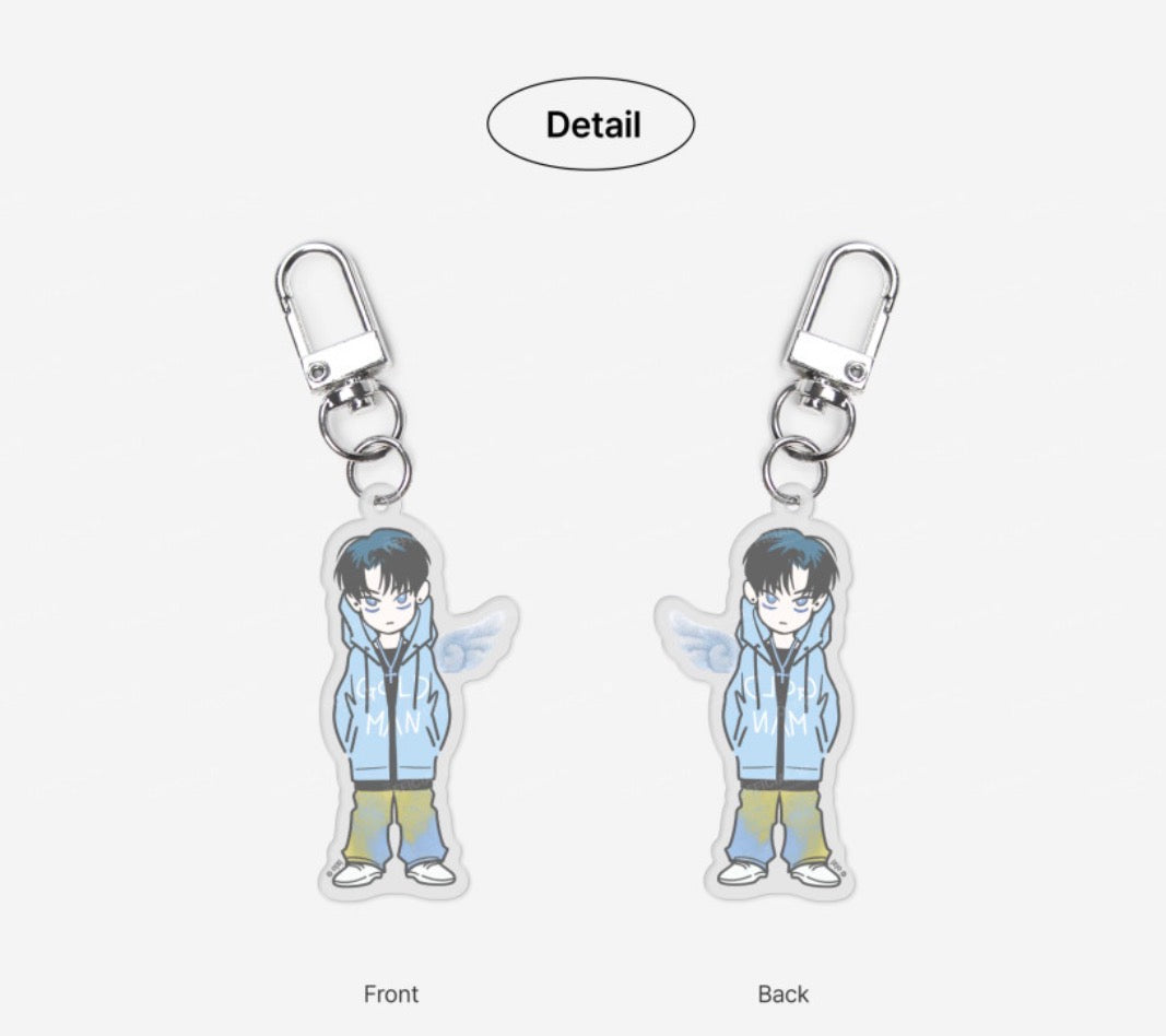 The Pizza Delivery Man and the Gold Palace : GANG SEOAN Acrylic Keyring