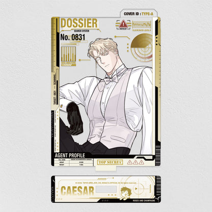 Roses and Champagne : Caesar Dress-up Acrylic Stand