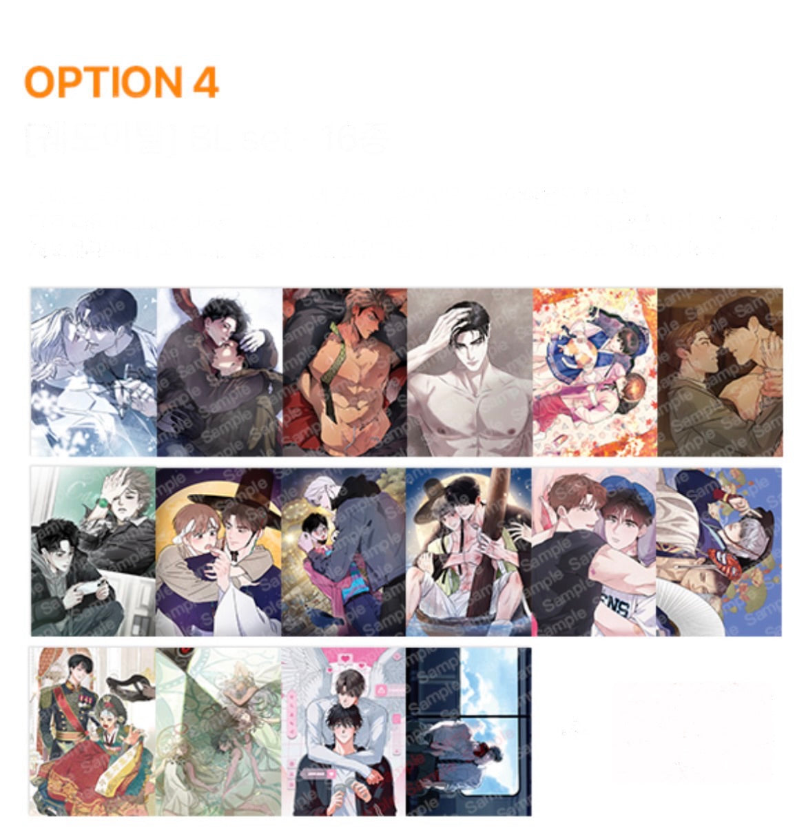 [Pre-order until Oct 10th] Lezhin AU : Wish granted postcard set