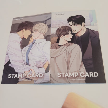 [collaboration cafe] No Love Zone × Daily Part-Time Job(Gig of the Day) : coaster and stamp card set