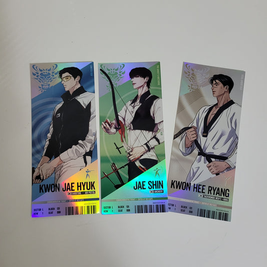 [out of stock][NEMO MARKET] Team Lezhin : Match Ticket ver.1, 3 CHARACTERS