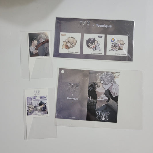 [NEMO MARKET] Beneath the Blue Land : seal sticker + deco pick + stamp card